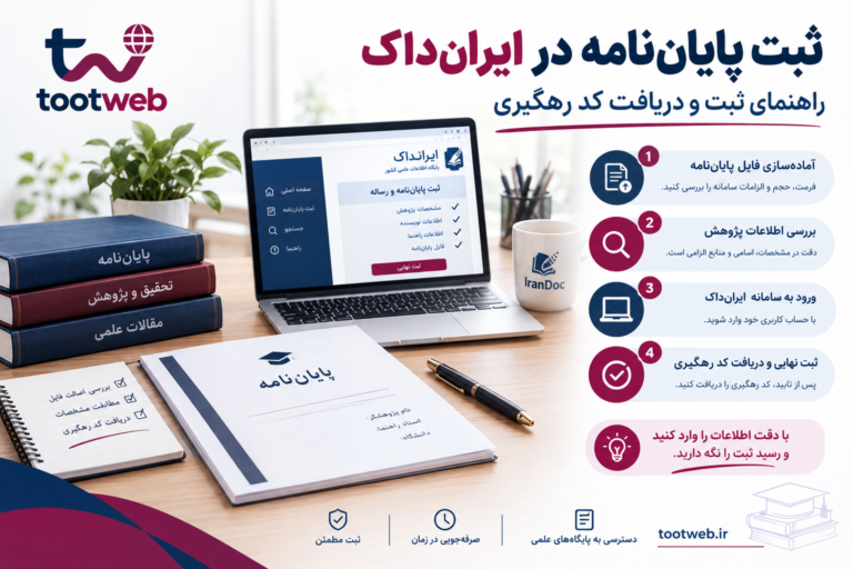 ثبت پایان‌نامه در ایرانداک